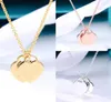 Collier de coeur de pêche de luxe Fashion Designer Women039S Pendant 18K Gold Original Jewelry Gift 316L INTOLUST STEEL FACTORY9637100