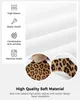 Leopard Print Elastic Armchair Computer Chair Cover Stretch Removable Office Chair Slipcover Living Room Split Seat Covers