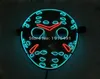 Friday the 13th The Final Chapter Led Light Up Figure Mask Music Active EL Fluorescent Horror Mask Hockey Party Lights T2009077666810