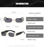 Sunglasses Vintage Black Square Women Small Rectangle Sun Glasses Men Female Gradient Clear Mirror