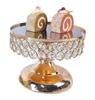 Gouden Antiek metalen Ronde Cake Stand Set Bruiloft Verjaardagsfeest Dessert Cupcake Pedestal Display Bord Home Decor Ander Bakeware306362444