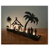 Candle Holders Holder Nordic Iron Art Hollow Out Candlestick Table Decoracion Dinner Layout Decoration Centerpiece Light