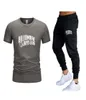 Men Sets Designer Tracksuit Sommer Tshirt Hosen Set Casual Brand Fitness Jogger Hosen T -Shirt Hip Hop Fashion Men039s Tracksui8582226