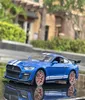 Diecast model auto 1 32 High Simulation Supercar Ford Mustang Shelby GT500 Alloy Pull Back Kid Toy 4 Open Door Children039S Gift4062163
