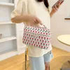Cosmetische tassen handtas vrouwen schoudertas grote capaciteit katoen mode -analbe opslag eenvoudige vrouwelijke forensen shopper