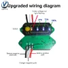 18650 Litiumbatterikapacitetsindikator LED Horse Race Lamp Batteriladdning Indikator Batteritestare Batterinivå Monitor