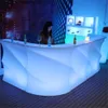 Weinschrank wiederaufladbares LED -Licht -Emitting Cocktailtisch mit LED -Wasserdichte lichtemittierender Bar Tisch Kaffeetisch KTV Disco