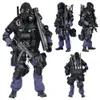 1/6 Skala Special Forces Figur 12 30cm Collectible Swat Team Soldier Action Figures Movningsbara gemensamma PVC -leksaker för pojkar med ruta 240326