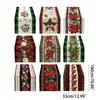Colorful Christmas Tablecloth Table Runner Home Party Decorations Table Cover Add to Your Festive Gatherings