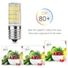 2 pack 4W LED dimmable E17 Bulbe de four à micro-ondes, lumière du jour 6000K 40W Lumière équivalente halogène, bulbe LED en céramique E17