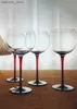 Verres à vin Rod rouge fond noir oblet burundy lass rouge vin rouge cup bordeaux lass tasse 700 ml de foli