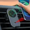 Ladegeräte 15W Auto Wireless Ladegerät Telefonhalter Air Entlüftung Magnetischer Ladegerät Infrarot Sensor Dashboard Windschutzscheibe Ständer für iPhone Samsung