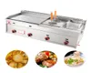 Commercial Gas Type Griddle Deep Fryer Kanto Cooking Machine Teppanyaki Equipment Flat Grill Grill Squid2528375
