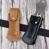 Elegant PU Folding Knife Pouches PU Material Knife Holsters PU Knife Case Knife Sheath Gift for Collectors Enthusiasts