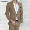 Costume de fête de mariage set pour hommes le dîner du soir Fashion Peak Abeld Jacket Classic Male Male One Blazer Blazer Pantalon 2 Pieces 240412