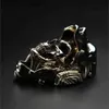 M45A Decompressão brinquedo EDC Máscara mecânica decoração de bronze cupronickel máscara de ornamento mecânico de estresse de alívio de estresse 240413