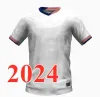 2023 2024 2025 Maglie di calcio pulisiche degli Stati Uniti McKennie Reyna McKennie Weah Swanson USAS 23 24 25 Morgan Rapinoe Men Anti Static Football Shirt