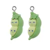 10st Kawaii Peascod Beans Broccoli Vegetabiliska matharts charm för örhängen armband nyckelringar diy pendent levererar tillbehör tillbehör