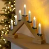 Set von 10 ferngesteuerten Wtimer Flameless Fenster Kerze Elfenbeinbatterie betriebene LED Taper Light Wclip Saug Tasse Weihnachtsbaum 240412