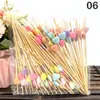 Forks 1 Bag Disposable Bamboo Skewers Picks Buffet Cupcake Fruit Fork Party Cake Dessert Salad Vegetable Sticks Toothpick Skewer