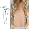 Haarclips 1 paar Bowknot Haarspelden Zoete accessoires Hoofdkledingstof Materiaal Mooie clip voor meisjes en vrouwen