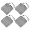 Table Mats 4pcs Reusable Tablecloth Weights Stone Pendants Cover With Metal Clip