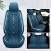 Car Seat Covers Cover Mdcs Front/Rear Vehicle Cushion Not Moves Universal Pu Leather Black/Red Non-Slide For Leon X1 X45