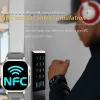 Uhren 2023 Smart Watch für Männer Android Bluetooth Call IP68 wasserdichte Blutdruckfitness GPS -Tracker NFC Smart Watch für Xiaomi