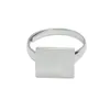 Beadsnice Quadratring Blanks 925 Sterling Silber Ring -Einstellung mit 12 mm Quadrat Flachkissen DIY Neujahr Geschenk Silberringe ID 334903065134