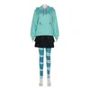 Аниме костюмы аниме Vanellope von Schweetz Cosplay Costume Hoodies Юбка для парика униформы женская женская хэллоуин