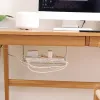 Under Table Cable Management Tray Fixed Bracket Simple Desk Socket Holder