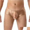 Cuecas bolsa masculina tanga sólida cuecas de roupas íntimas lingeróticas eróticas de lingerie erótica de calcinha brilhante