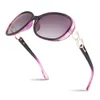 Kobiety okulary przeciwsłoneczne spolaryzowane ponadwymiarowe modne okulary przeciwsłoneczne mody Ladies Ochrona UV