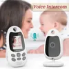 Baby monitors Taktark 2.0-inch draadloze video babymonitor met tweerichtingsintercom temperatuurbewakingscamera voor pasgeboren veiligheid C240412