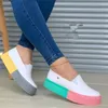 Casual Buty Kobiety płaski kolorowy europejski i amerykański moda wygodna miękka sporty trwałe podróże