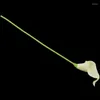 Decorative Flowers 54X Artificial Calla Lily Single Long Stem Bouquet Real Home Decor Color:Creamy