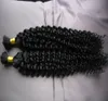 Mongolian Afro Kinky Curly no weft human hair bulk for braiding 100g Kinky Curly Mongolian Bulk Hair 1pcs Human Braiding Hair Bulk8244635