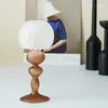 Świecane uchwyty szklane wystrój uchwytu do domowej dekoracji filar Tealight nowoczesny kij