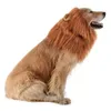 Dog Apparel Lion Mane Hat Soft Faux Fur Costume With Adjustable Head Circumference For Pet Halloween Prop Birthday Party