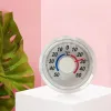 Self Adhesive Round High Accuracy Thermometer For Window Indoor Outdoor Wall Greenhouse Garden Home