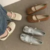 Buty zwykłe 2024 Kobiety komfort miękki podeszwa do retro flats w stylu koreański moda Mary Jane Single Zapatos de Mujer