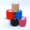 1 rol elastisch verband zelfklevende wrap tape bandages voor EHBO Sports Travel Kit kniearmbeschermer Bandagages Skin Care