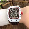 Richardmill Watch Business Leisure Carbon Fiber Hollow Out Full-automatic Men's Mechanical Atmosphere Fashion Trend Personality Versatile