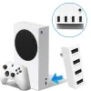 Adaptateur 4 ports USB Hub 2.0 pour les séries Xbox S, adaptateur d'extension USB Splitter à haute vitesse compatible avec la console Xbox Series S