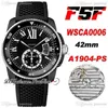 F5F Drive WSCA0006 1904-PS MC Automatic Mens Watch Two Tone PVD Steel Black Dial White Roman Markers Rubber Strap 2021 42mm Super 210s