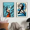Vintage Spain Jazz Music Festivals Dance Art Poster Dancer Canvas Painting Wall Prints Picture Living Room Home Decor Cuasros