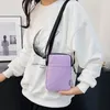 Nuova borsa per telefonia mobile Ladies Candy Color Crossbody Simple Mini Satchel Coin Borse Vertica