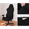 Lz bureaustoel omvat stretchwasbare computerstoel stoel slipcovers voor fauteuil zwenkstoel, gaming stoel computer baas stoel