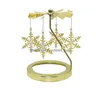 Ljushållare Rotary Tea Light Holder Adopts Rotation Technology Dinner Table Decoration Drop Delivery Home Garden Dhokk