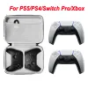 Tassen Travel Carrying Case voor PS5/PS4/Switch Pro/Xbox DualSense Controller Schokbestendige doos draagbare dubbele gamepad -opslagtas